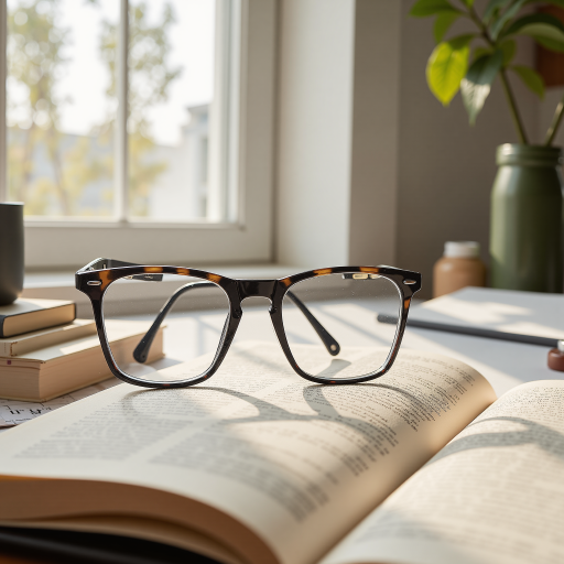 三十五岁左右男性头像，穿休闲衬衫，背景为书架，戴眼镜，表情温和，眼神睿智，体现学者风范